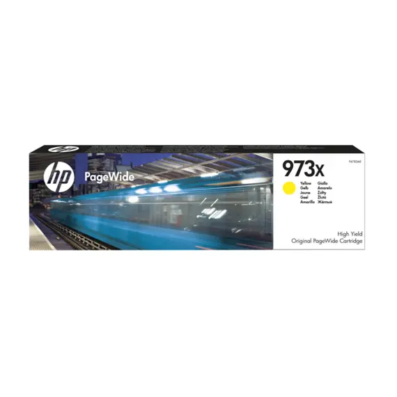 HP 973X High Yield Yellow Original PageWide Cartridge (F6T83AE)