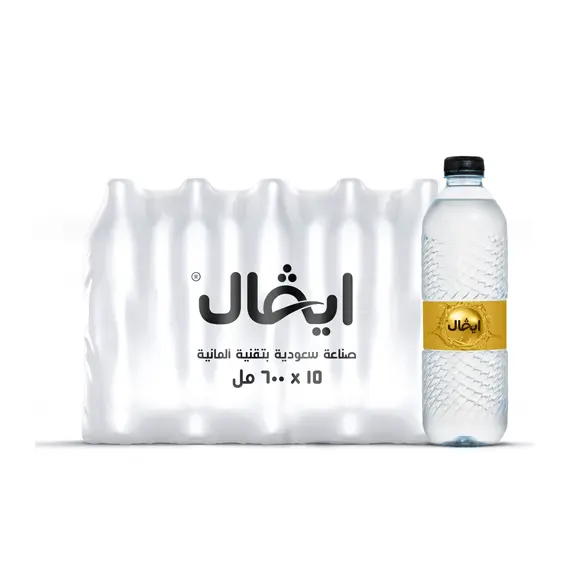 مياه ايفال 600 مل (1 ربطة × 15 عبوة)