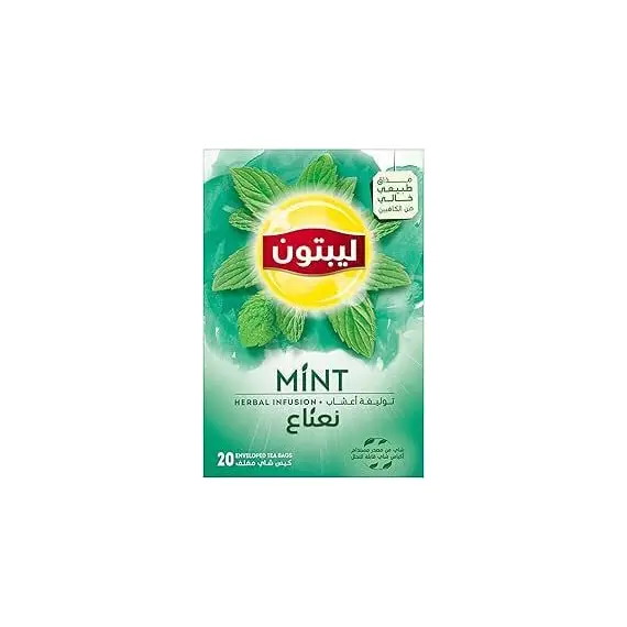 Lipton Herbal Infusion Tea Mint, 20 Teabags X16