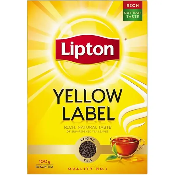 Lipton Yellow Label Black Loose Tea,100G X50