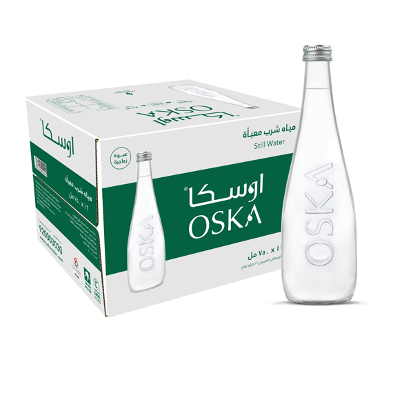 OSKA Still Water 750ml Glass (1 Carton x 12 Bottles)