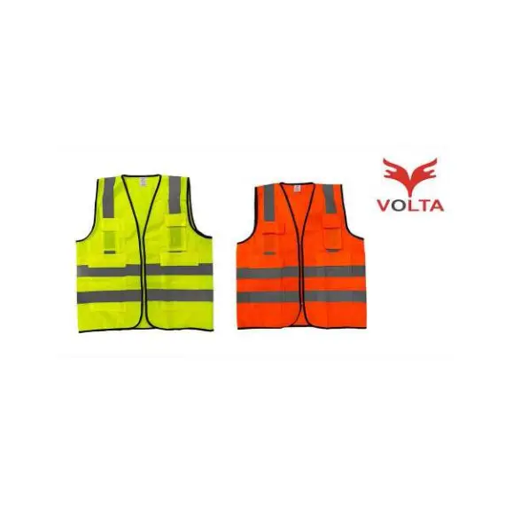 ادوات السلامة، سترة عاكسة - VOLTA RF 040 بسحاب وجيب بوزن 120جرام