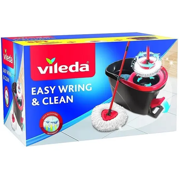 VILEDA Easy Wring & Clean Spin Floor Mop Set