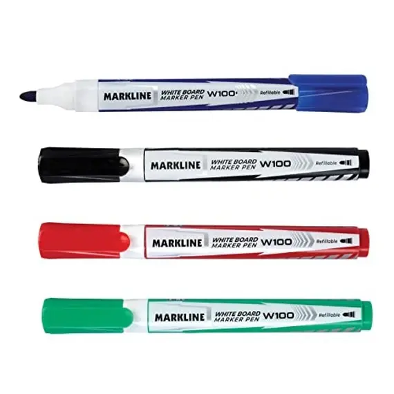قلم سبورة ARTLINE مع ممحاة، رأس دائري، 4 ألوان
