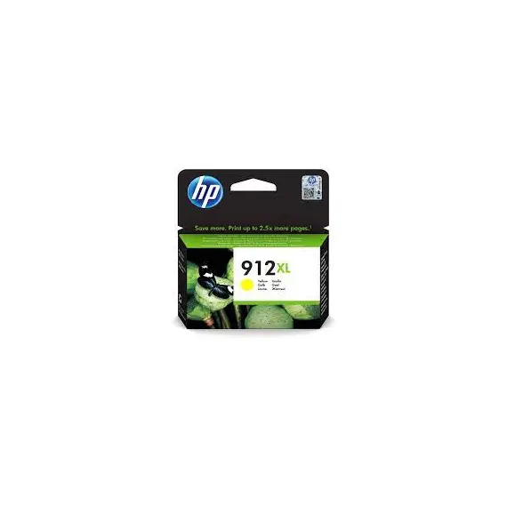 HP 912XL حبر الأصفر عالي الإنتاجية أصلي  (3YL83AE)
