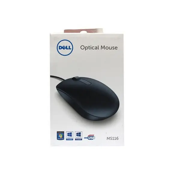 Mouse USB Wired Dell For PC & Laptop - MS116