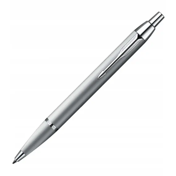 PARKER IM Ballpoint Pen Brushed Metal with Chrome Trim