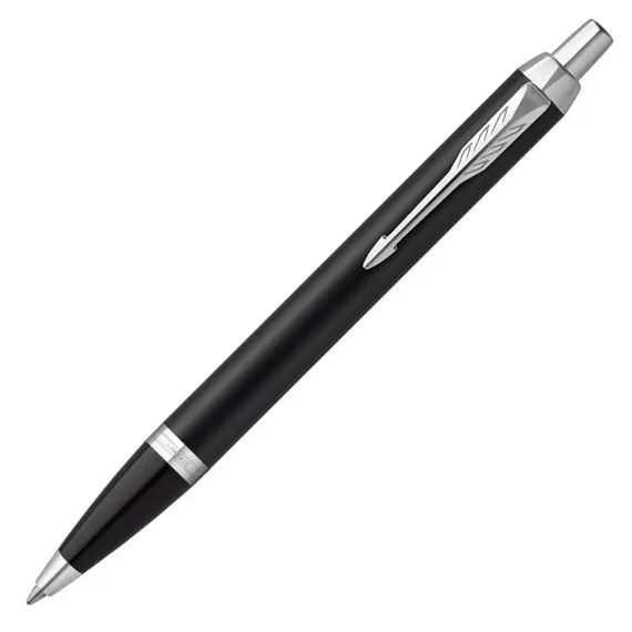 PARKER IM Ballpoint Pen Matte Black with Chrome Trim