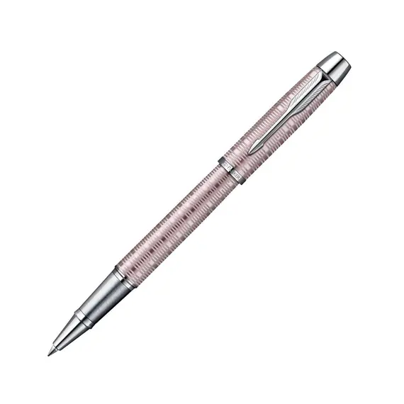 PARKER IM Premium Rollerball Pen Pink Pearl Chrome Trim