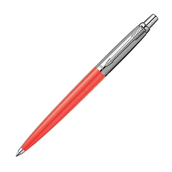 PARKER Jotter Ballpoint Pen Coral Chrome Trim