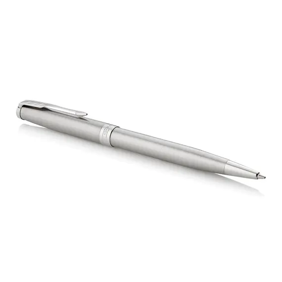 PARKER Sonnet Medium Ballpoint Pen Stainless Steel Palladium Trim Black Ink