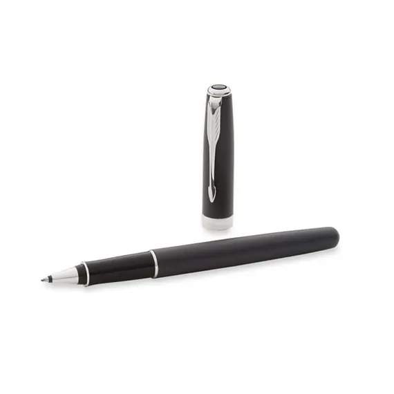 PARKER Sonnet Rollerball Pen Matte Black Chrome Trim