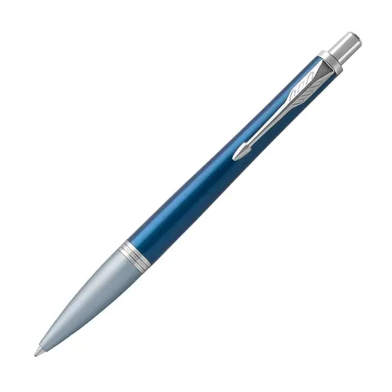 PARKER Urban Premium Ballpoint Pen Dark Blue Chrome Trim