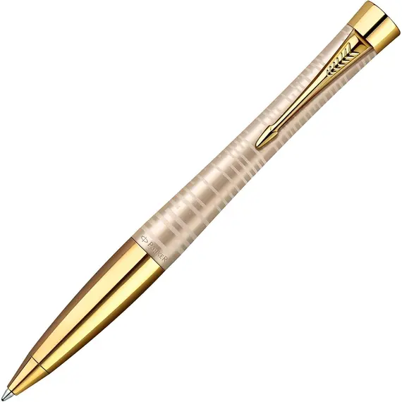 PARKER Urban Premium Ballpoint Pen Golden Pearl Gold Trim
