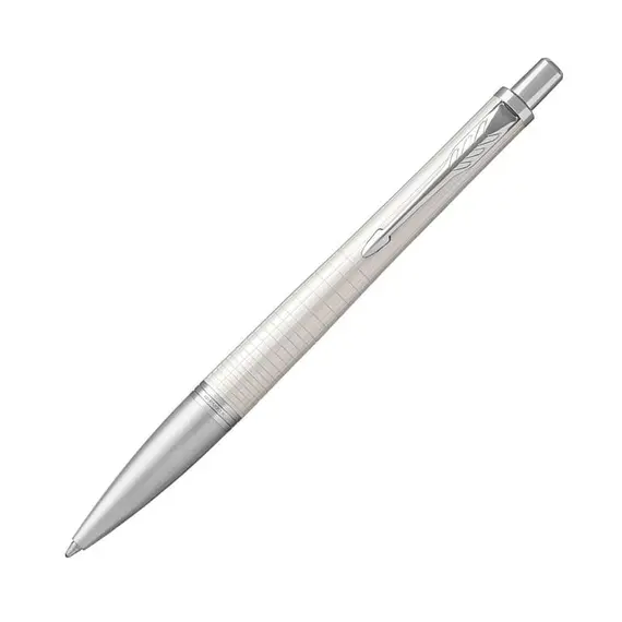 PARKER Urban Premium Medium Ballpoint Pen Pearl Metal Blue Ink