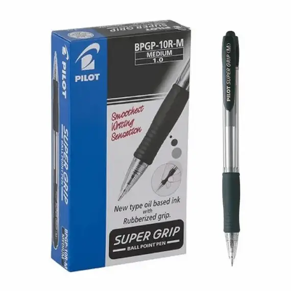 PILOT Acroball Pen 0.7mm Black (12 pcs/box)