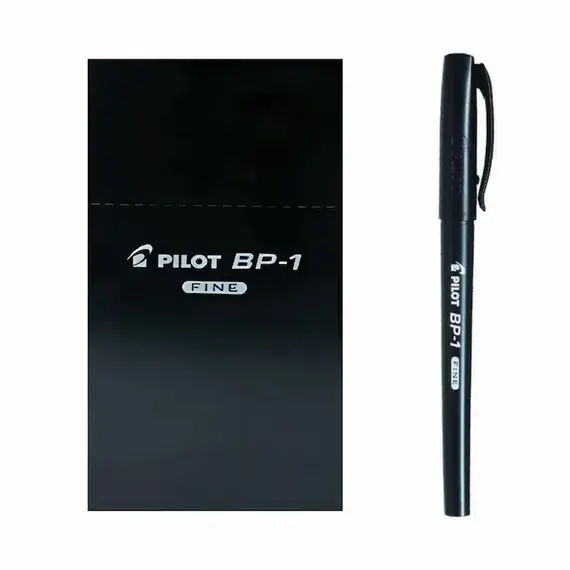 PILOT BP-1 B.Point Pen 0.7mm Black (50 pcs/box)