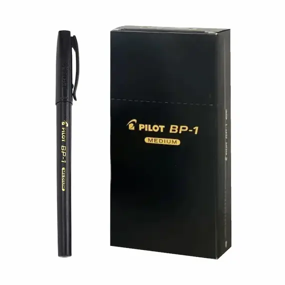 PILOT BP-1 B.Point Pen 1mm Black (12 pcs/box)