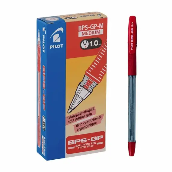 PILOT BPS-GP B.Point Pen 1mm Red (12 pcs/box)