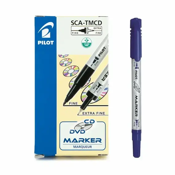 PILOT CD/DVD Marker Blue (12 pcs/box)