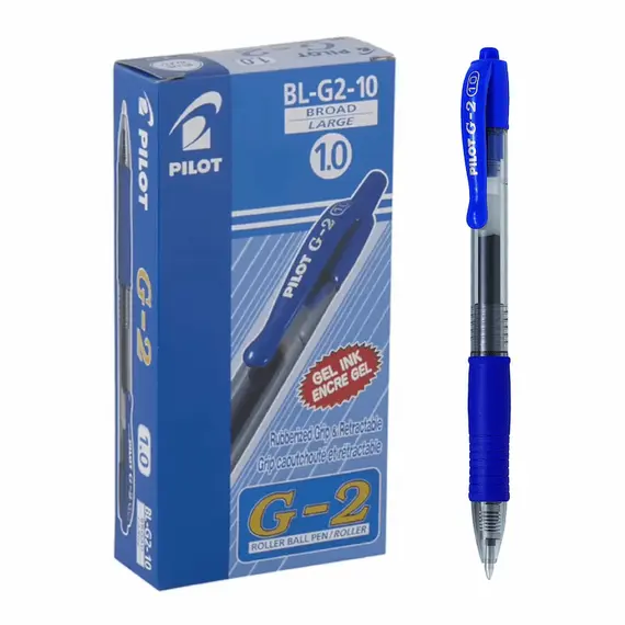 PILOT G-2 Gel Ink Pen 1mm Blue (12 pcs/box)