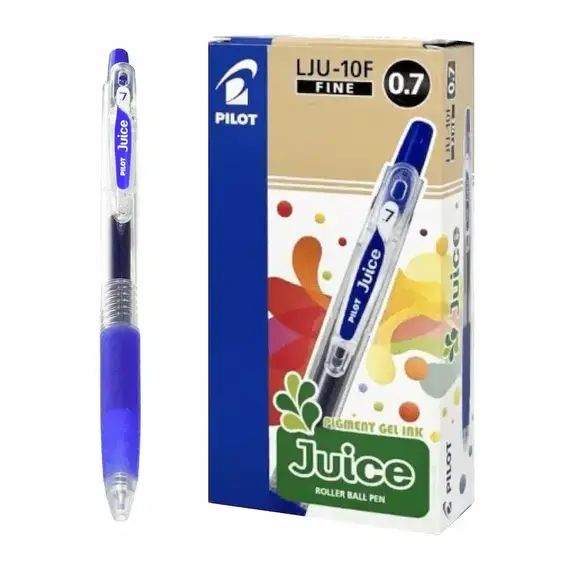 PILOT Juice Gel Ink Pen 0.7mm Dark Blue (12 pcs/box)