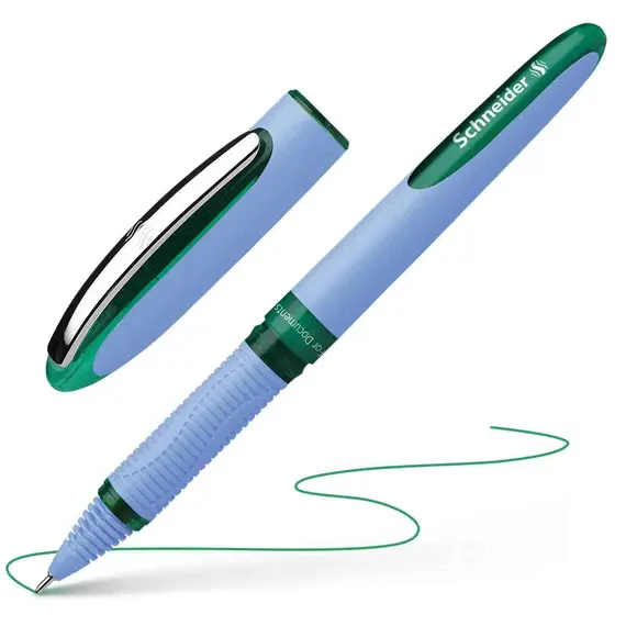 SCHNEIDER One Hybrid N Rollerball Pen 0.3mm Green (10 pcs/box)