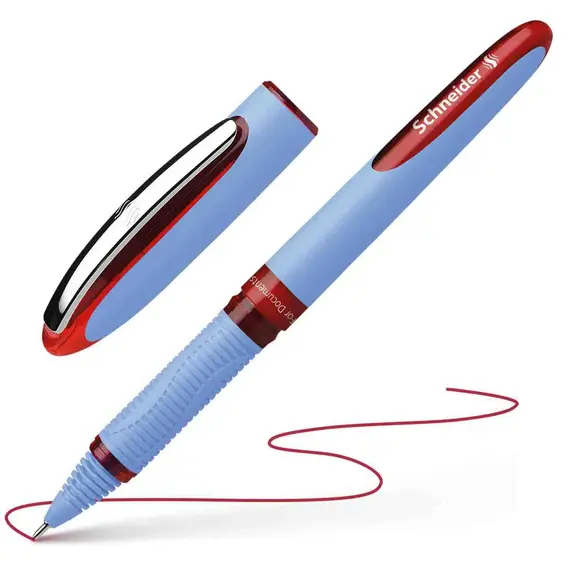 شنايدر وان هايبريد N قلم رولربول  0.5mm أحمر (10 حبة/علبة)