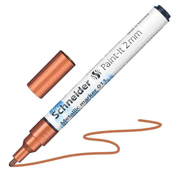 SCHNEIDER  Paint-It 011 Metallic Marker  2mm Copper Metallic 5 pcs/box