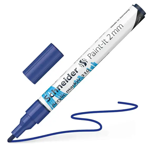 SCHNEIDER Paint-It 310 Acrylic Marker  2mm Blue 5 pcs/box