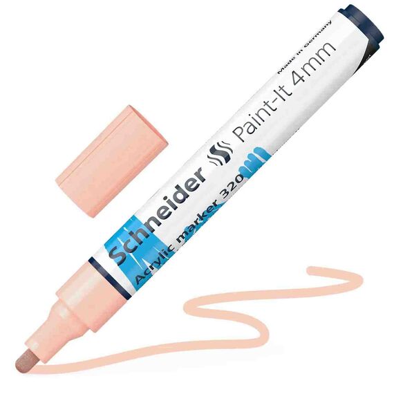 SCHNEIDER Paint-It 320 Acrylic Marker  4mm Apricot 5 pcs/box