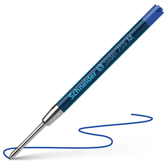 SCHNEIDER Slider 755 Refill Ballpoint Medium Blue (50 pcs/box)