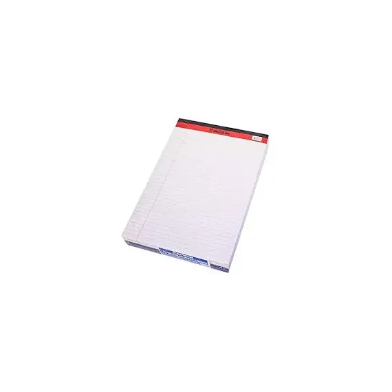 Sinarline Notebook Legal Pad WHITE Size: 5" x 8", 40 Sheets/Pad (10 pieces)