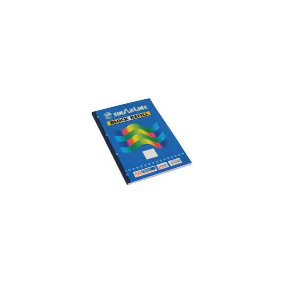 Sinarline Notebook Record Forte (Refill Pad) 4-Holes, A4 Size 29.7 x 21 cm, 70 Sheets/10 Pads
