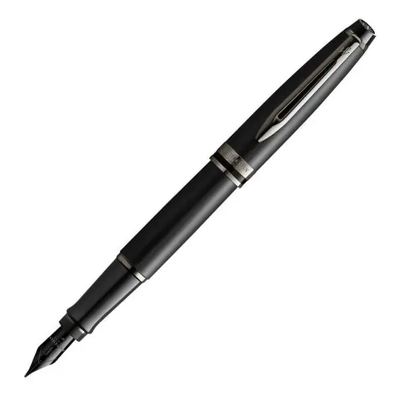 WATERMAN Expert Fountain Pen Metallic Black Ruthenium Trim