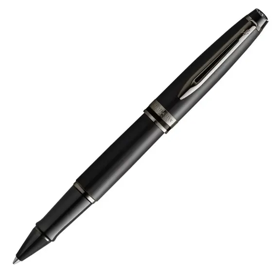 WATERMAN Expert Rollerball Pen Metallic Black Ruthenium Trim