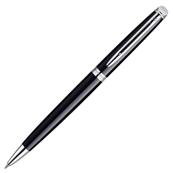 WATERMAN Hemisphere Ballpoint Pen Mars Black Chrome Trim