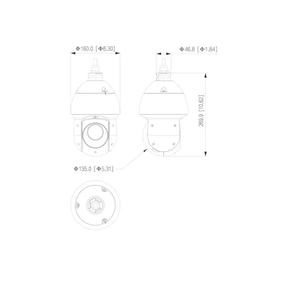 2MP Dahua PTZ Camera Outdoor IR100m 25x Optical Zoom, 2 image