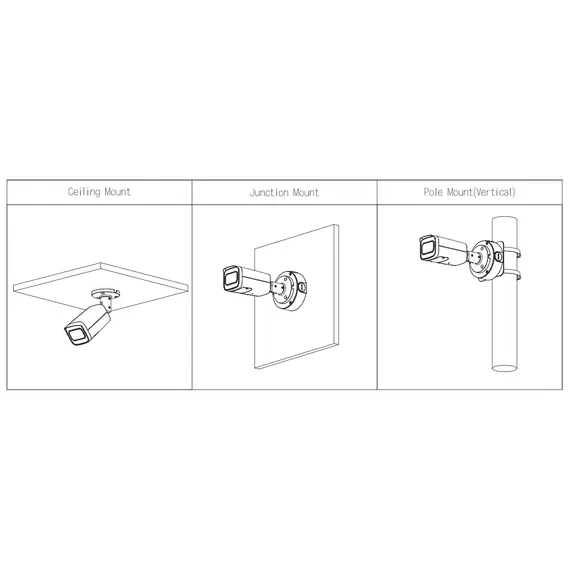 8MP Dahua Network Camera Outdoor IR80m FL3.6mm, 3 image