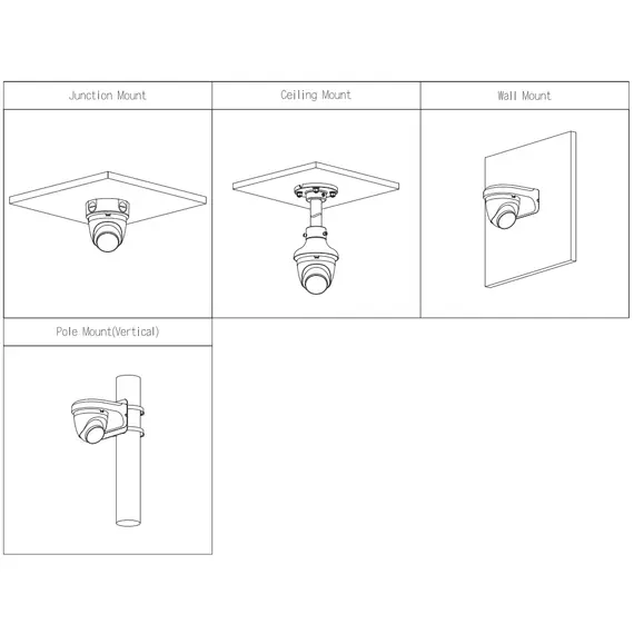 8MP Dahua Network Camera Indoor IR30m FL3.6mm, 2 image