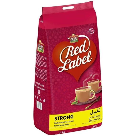 شاي بروك بوند ريد ليبل الأسود السائب – كجم 2X5