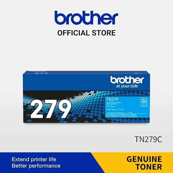 Brother TN279 Cyan Genuine Laser Toner (TN279C)