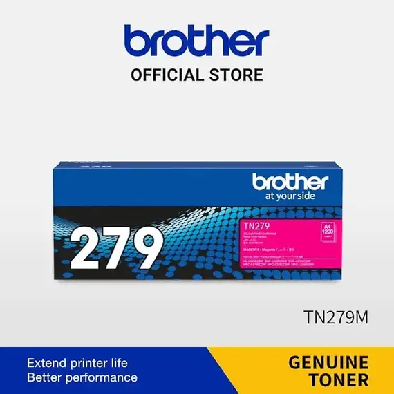 Brother TN279 Magenta Genuine Laser Toner (TN279M)