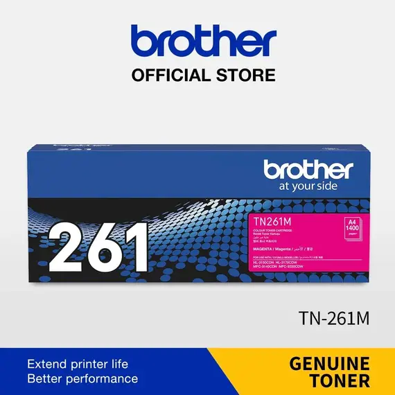 Brother TN261 Magenta Genuine Laser Toner (TN261M)