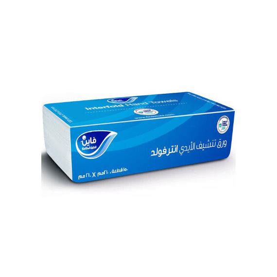 Premium Interfold Hand Towels FINE (150 Sheets x 24 Packets)