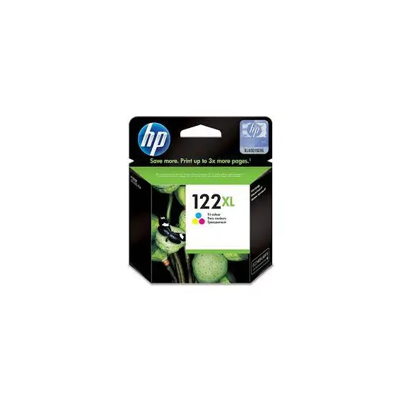 خرطوشة حبر ملونة عالية الإنتاجية أصلية من HP 122XL (CH564HE)