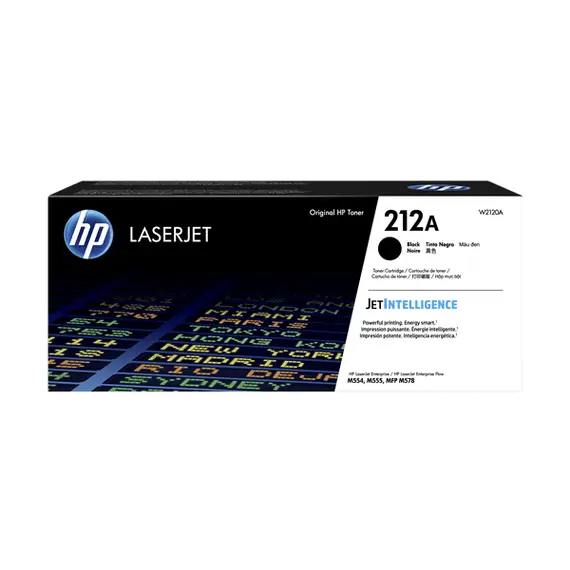خرطوشة حبر HP 212A الأسود الليزر الأصلي (W2120A)