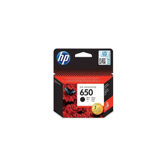 خرطوشة الحبر أسود الأصلية من HP 650 (CZ101AK)