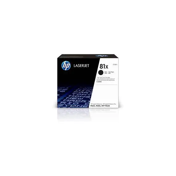 HP 81X High Yield Black Original LaserJet Toner Cartridge (CF281X)