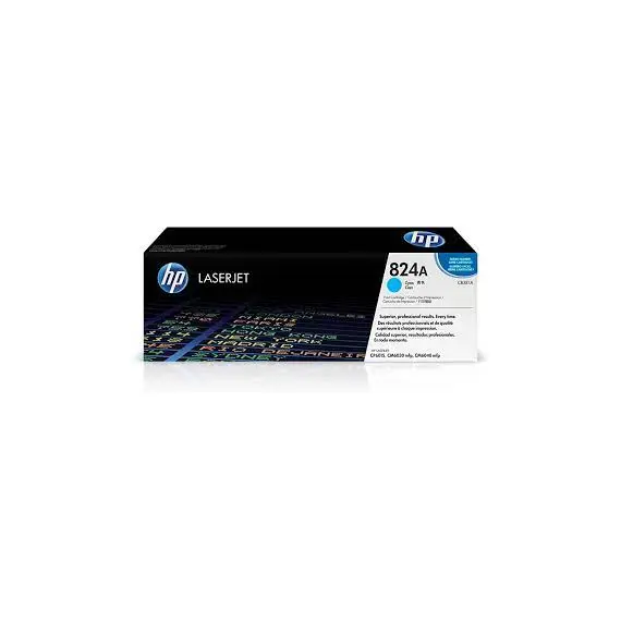 HP 824A Cyan Original LaserJet Toner Cartridge (CB381A)